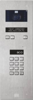 Panel domofonowy (Centrala Slave), do instalacji cyfrowych do 1020 lokali, ACO INSPIRO 7S+ ACO